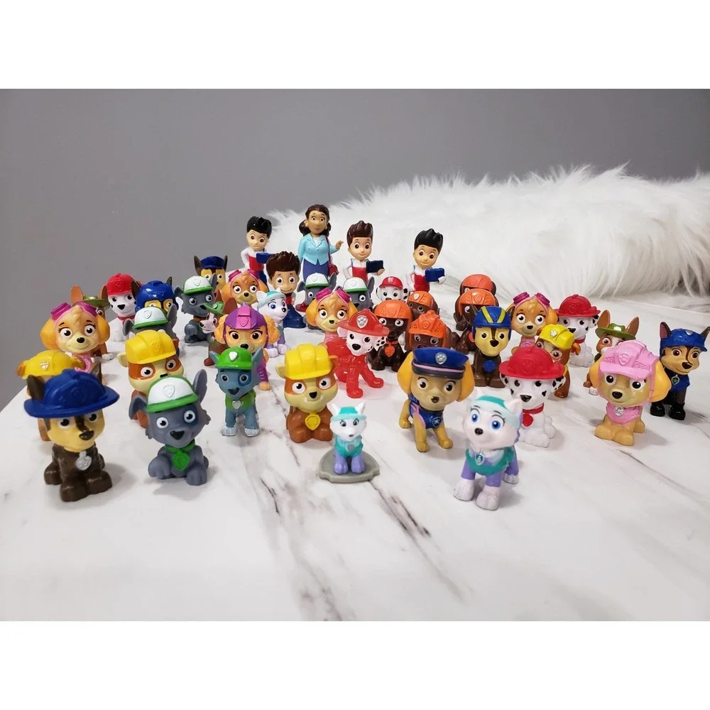 Lot 40 Paw Patrol Nickelodeon Nick Jr Figure Dog Toy Mixed Rider Chase Marshall